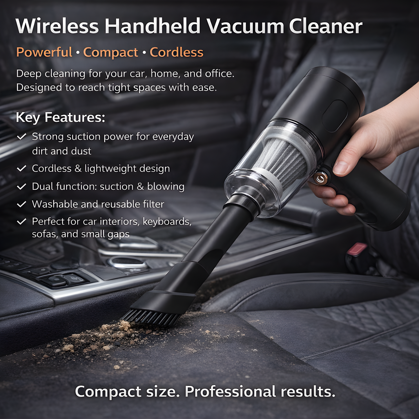 Portable Mini Vacuum Cleaner